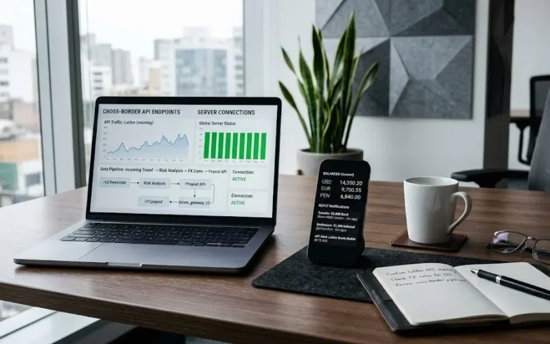 Ejecutivo financiero analizando el impacto de las empresas de pagos internacionales en una multinacional.