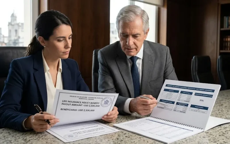 Uso del seguro de vida para impuestos sucesorios y financiamiento tributario sin malvender activos.