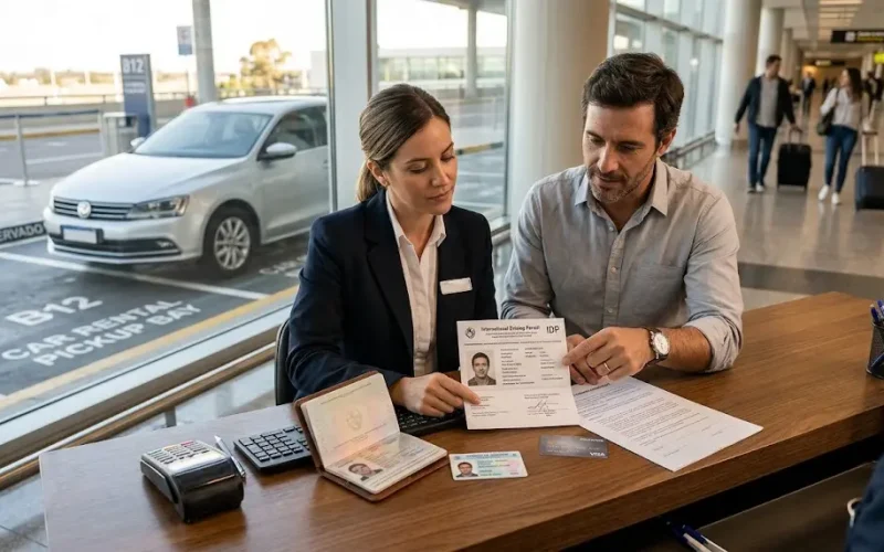 Documentos e información sobre alquilar auto en Uruguay requisitos y empresas.
